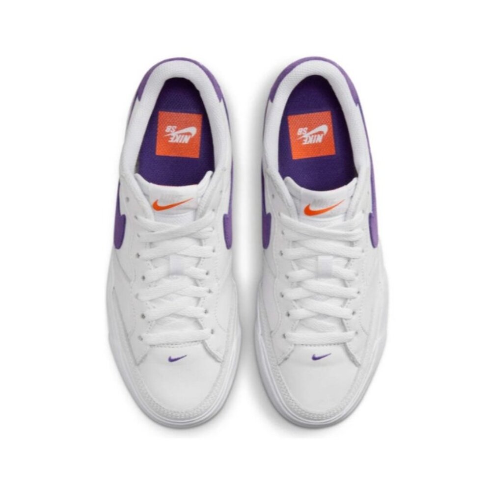 New! Size: 10.5 Women|Nike Zoom Pogo Plus ISO SB White/Court Purple|DZ4916-100 - Picture 15 of 15